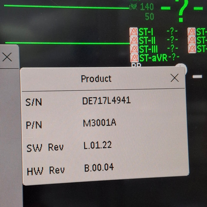 Philips M3001A-A03C06 Masimo SpO2, NIBP, ECG, Temp, IBP MMS Module