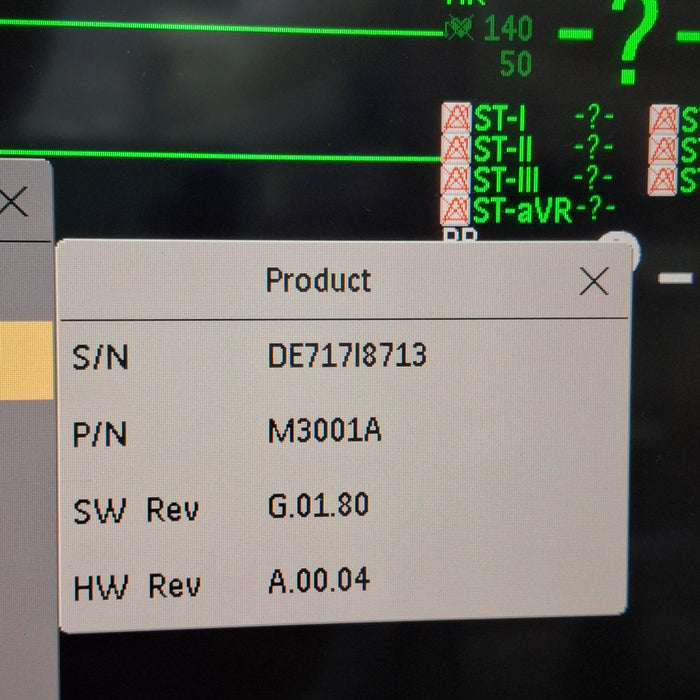 Philips M3001A-A03C06 Masimo SpO2, NIBP, ECG, Temp, IBP MMS Module