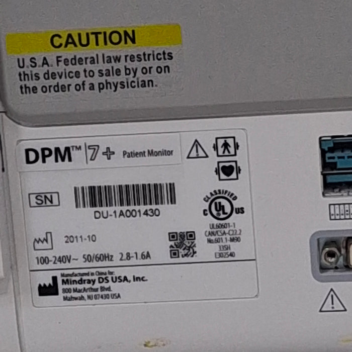 Mindray DPM7+ Patient Monitor