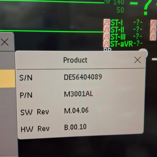 Philips Philips M3001AL-A05C06 Masimo Rainbow SpO2, NIBP, ECG, Temp, IBP MMS Module Patient Monitors reLink Medical