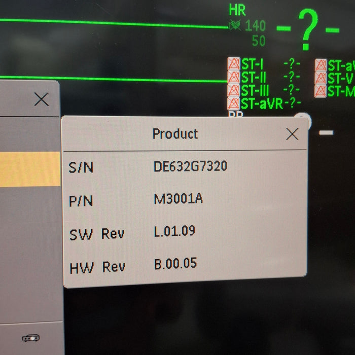 Philips M3001A-A03C06 Masimo SpO2, NIBP, ECG, Temp, IBP MMS Module