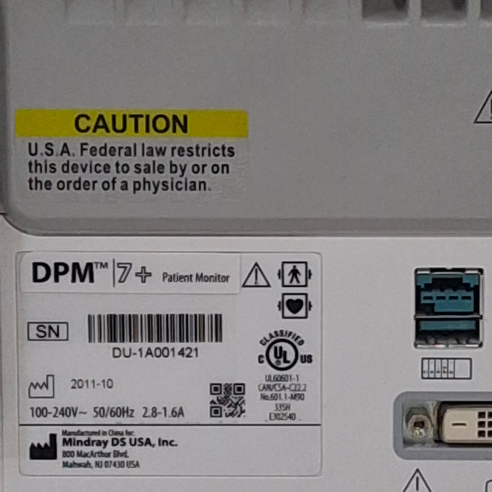 Mindray DPM7+ Patient Monitor