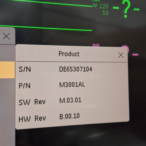 Philips Philips M3001AL-A05C06 Masimo Rainbow SpO2, NIBP, ECG, Temp, IBP MMS Module Patient Monitors reLink Medical