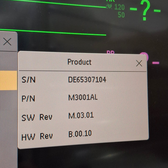 Philips Philips M3001AL-A05C06 Masimo Rainbow SpO2, NIBP, ECG, Temp, IBP MMS Module Patient Monitors reLink Medical