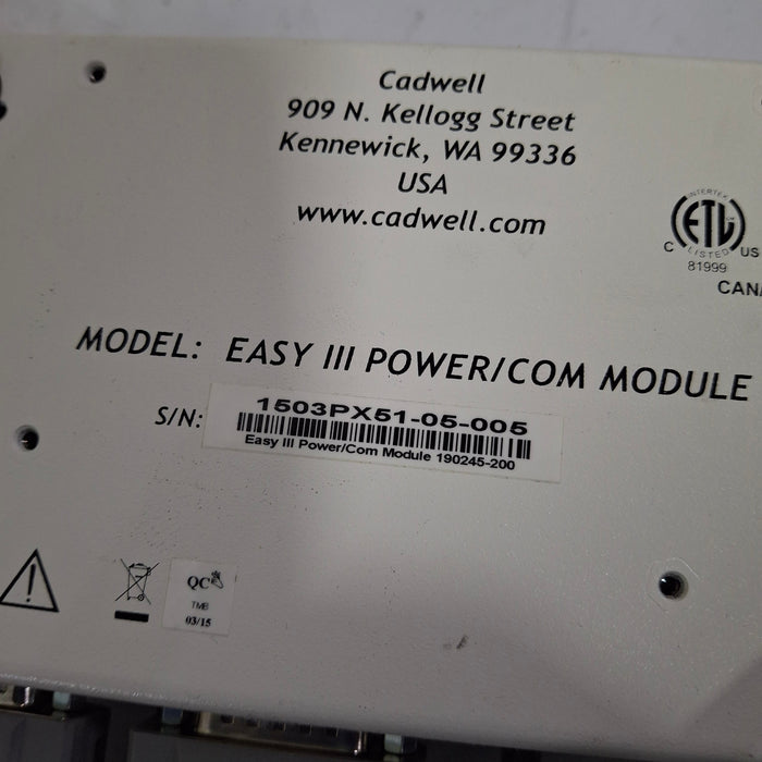 Cadwell Laboratories Inc. Easy III PSG EEG System