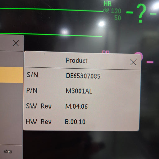 Philips Philips M3001AL-A05C06 Masimo Rainbow SpO2, NIBP, ECG, Temp, IBP MMS Module Patient Monitors reLink Medical