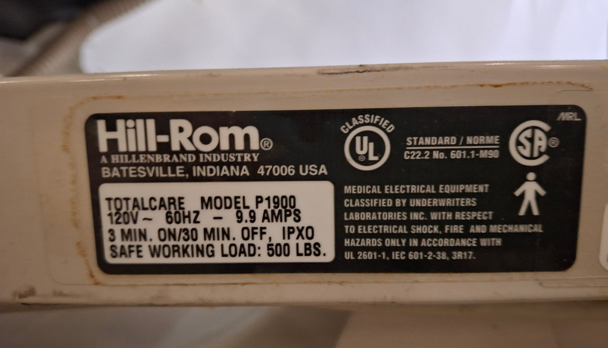 Hill-Rom Totalcare P1900 Patient Bed