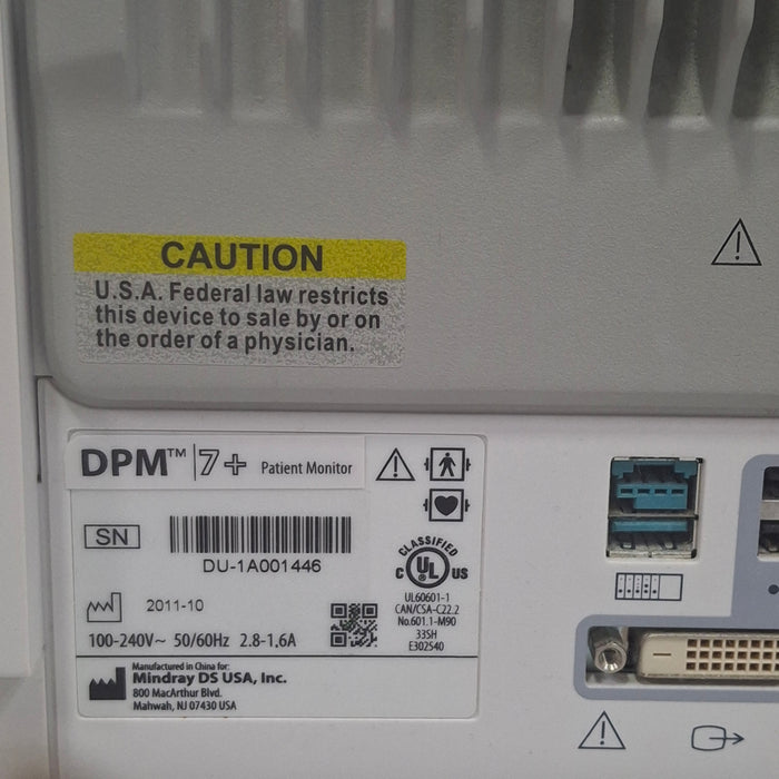 Mindray DPM7+ Patient Monitor