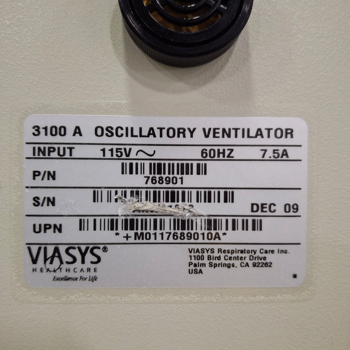 CareFusion CareFusion SensorMedics 3100A Oscillatory Ventilator Respiratory reLink Medical