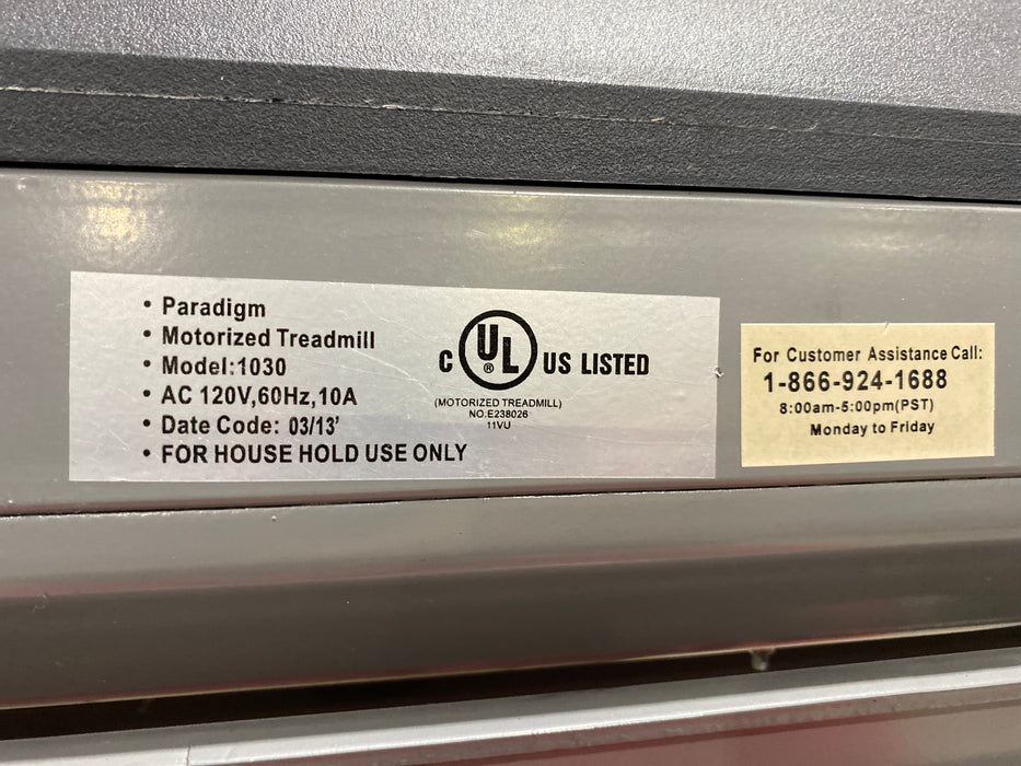 Exerpeutic WorkFit 1030 Treadmill