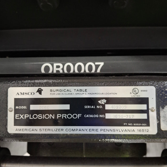 Amsco Amsco 2080 Surgical Table Surgical Tables reLink Medical