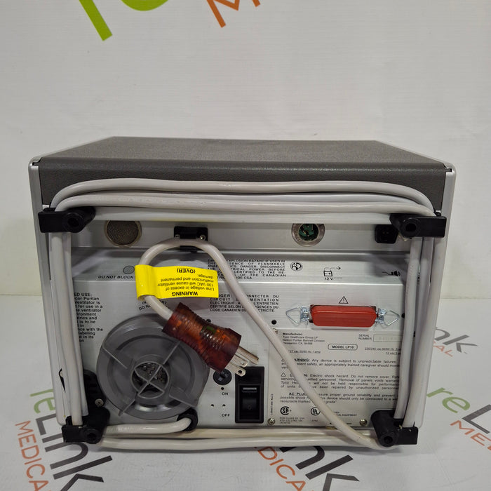 Puritan Bennett Puritan Bennett LP10 Portable Volume Ventilator Respiratory reLink Medical