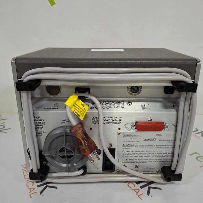 Puritan Bennett Puritan Bennett LP10 Portable Volume Ventilator Respiratory reLink Medical