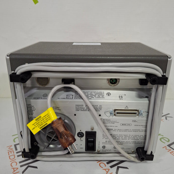 Puritan Bennett Puritan Bennett LP10 Portable Volume Ventilator Respiratory reLink Medical
