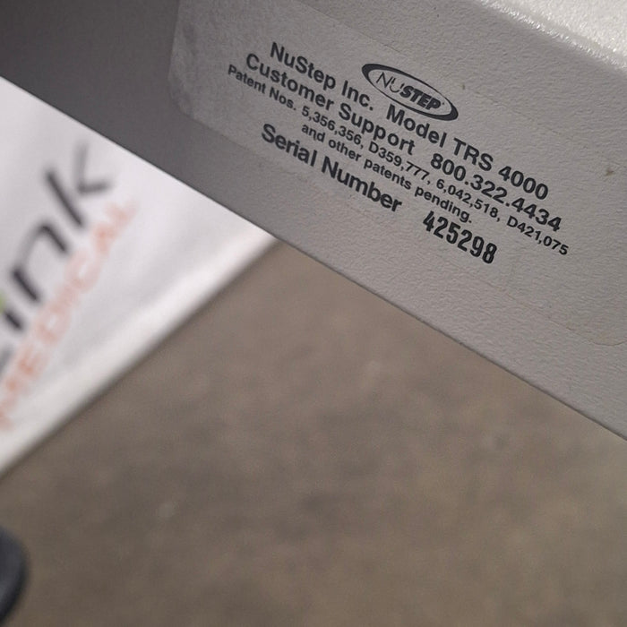 NuStep, Inc. NuStep, Inc. TRS 4000 Recumbent Cross Trainer Fitness and Rehab Equipment reLink Medical