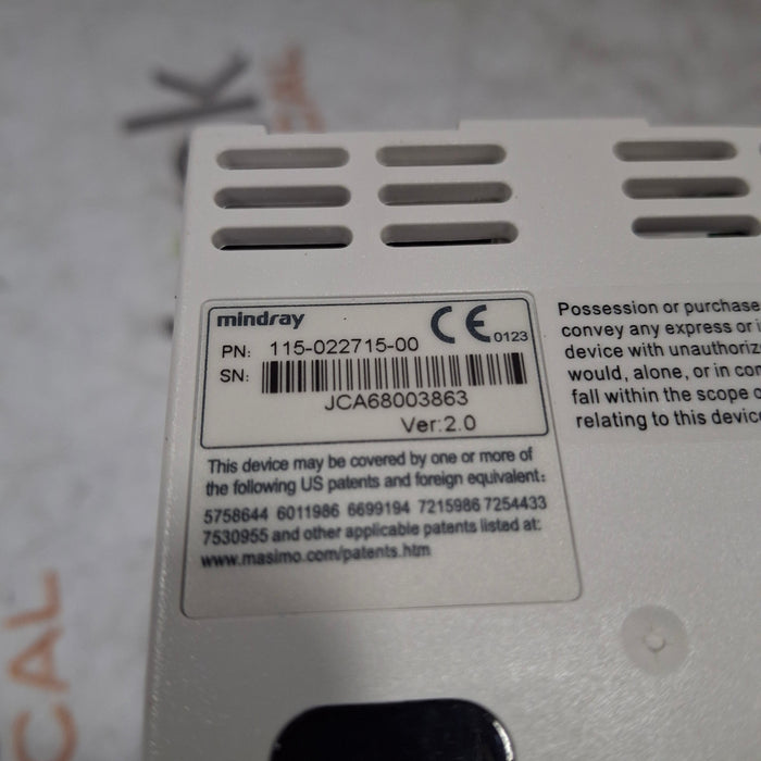 Mindray Mindray MPM w/Masimo Module for DPM6/7 Patient Monitors reLink Medical