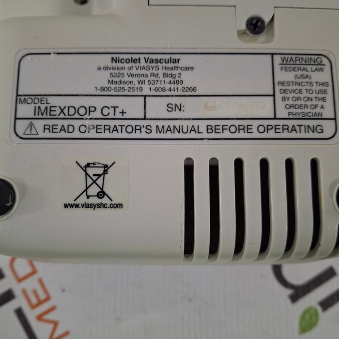 Natus Natus ImexDop CT+ Doppler Medical Surgical Equipment reLink Medical