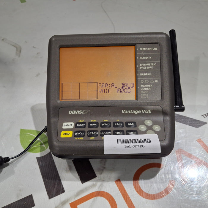 Davis Instruments Davis Instruments Vantage VUE Weather Station Console Test Equipment reLink Medical