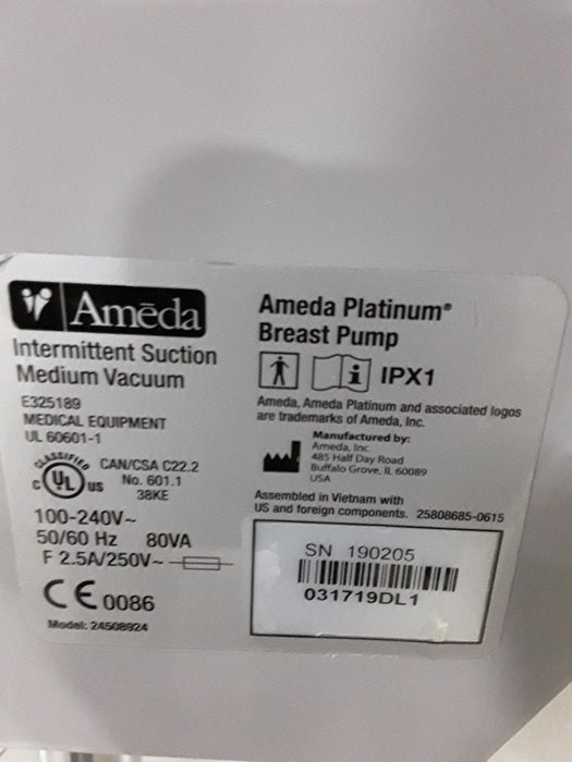 Ameda Platinum Breast Pump