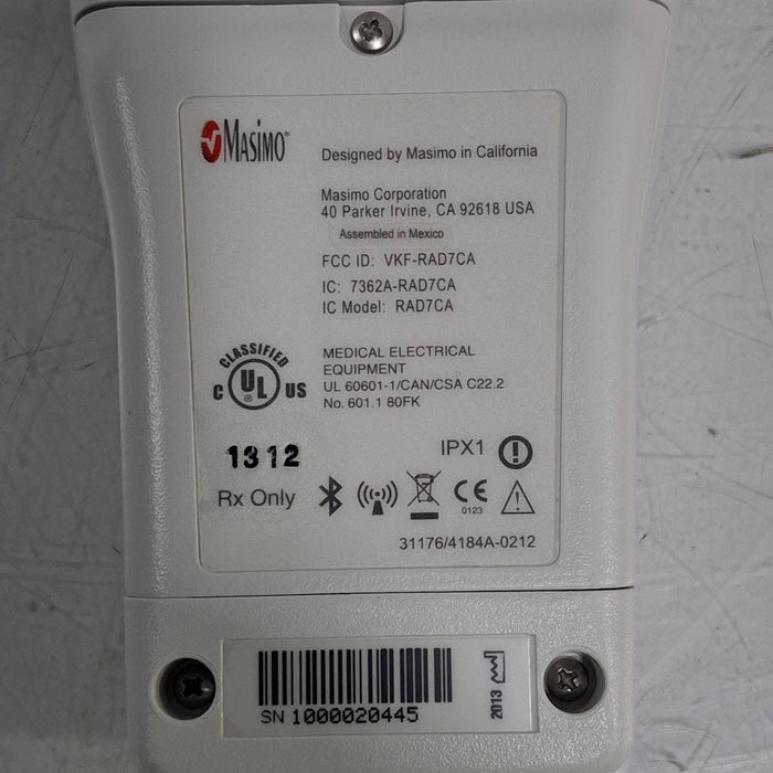 Masimo Masimo Radical 7 Pulse Oximeter w/ Base Patient Monitors reLink Medical