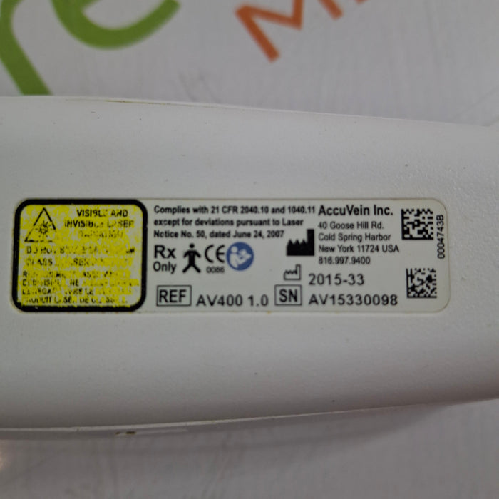 AccuVein AccuVein AV400 UV Light Vein Finder Surgical Equipment reLink Medical