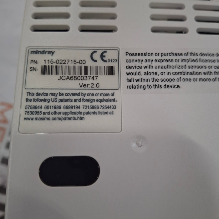 Mindray MPM w/Masimo Module for DPM6/7