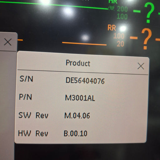 Philips Philips M3001AL-A05C06 Masimo Rainbow SpO2, NIBP, ECG, Temp, IBP MMS Module Patient Monitors reLink Medical