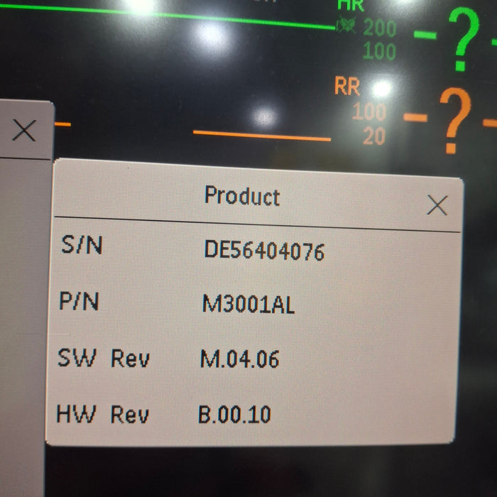 Philips Philips M3001AL-A05C06 Masimo Rainbow SpO2, NIBP, ECG, Temp, IBP MMS Module Patient Monitors reLink Medical