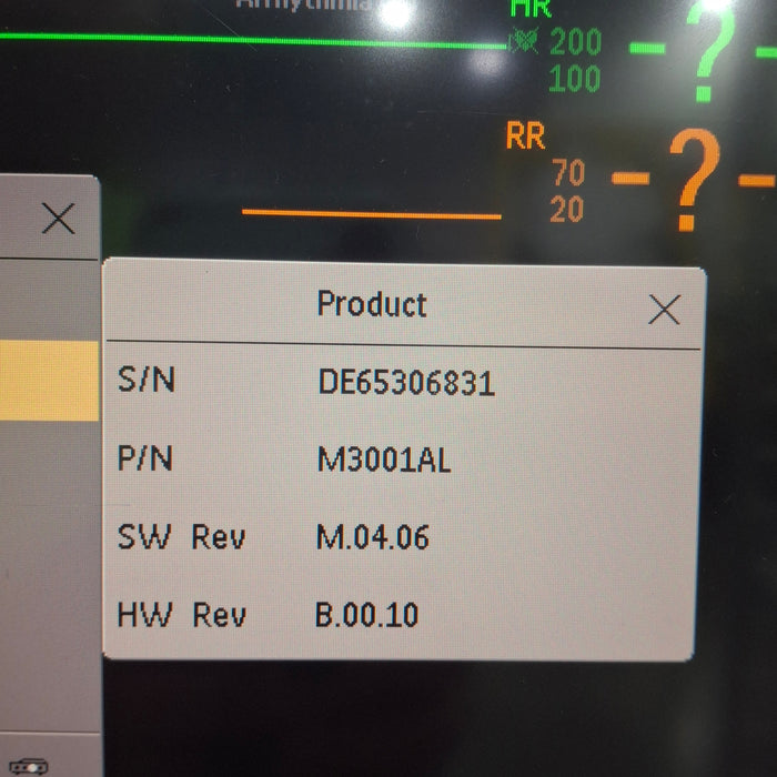 Philips M3001AL-A05C06 Masimo Rainbow SpO2, NIBP, ECG, Temp, IBP MMS Module