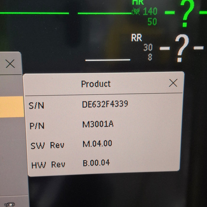 Philips M3001A-A03C06 Masimo SpO2, NIBP, ECG, Temp, IBP MMS Module