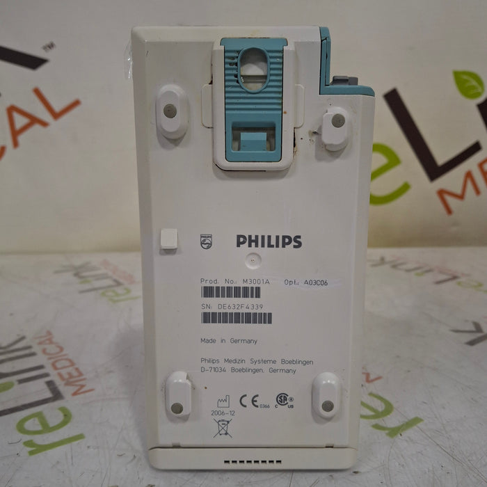 Philips M3001A-A03C06 Masimo SpO2, NIBP, ECG, Temp, IBP MMS Module