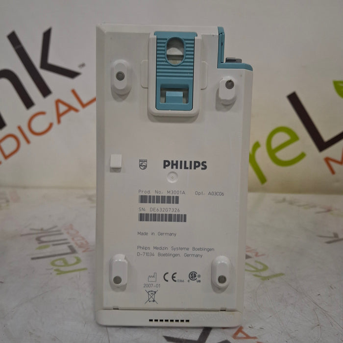 Philips M3001A-A03C06 Masimo SpO2, NIBP, ECG, Temp, IBP MMS Module