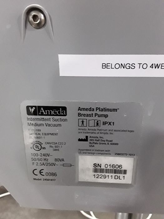 Ameda Ameda Platinum Breast Pump Temperature Control Units reLink Medical
