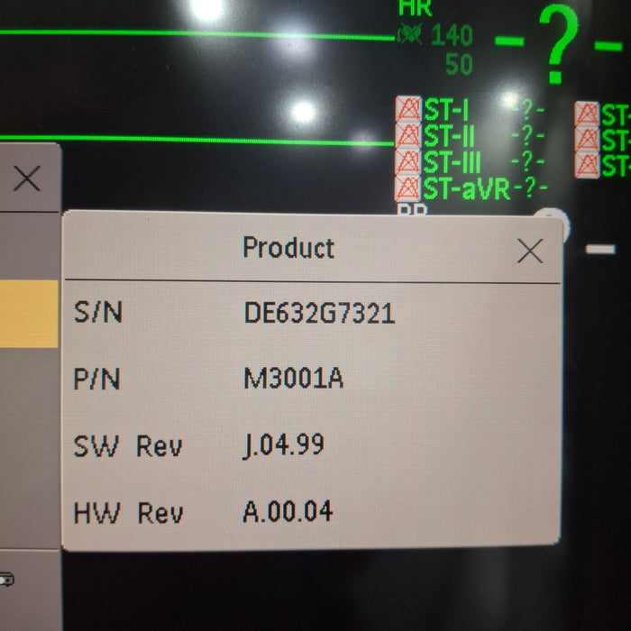 Philips M3001A-A03C06 Masimo SpO2, NIBP, ECG, Temp, IBP MMS Module