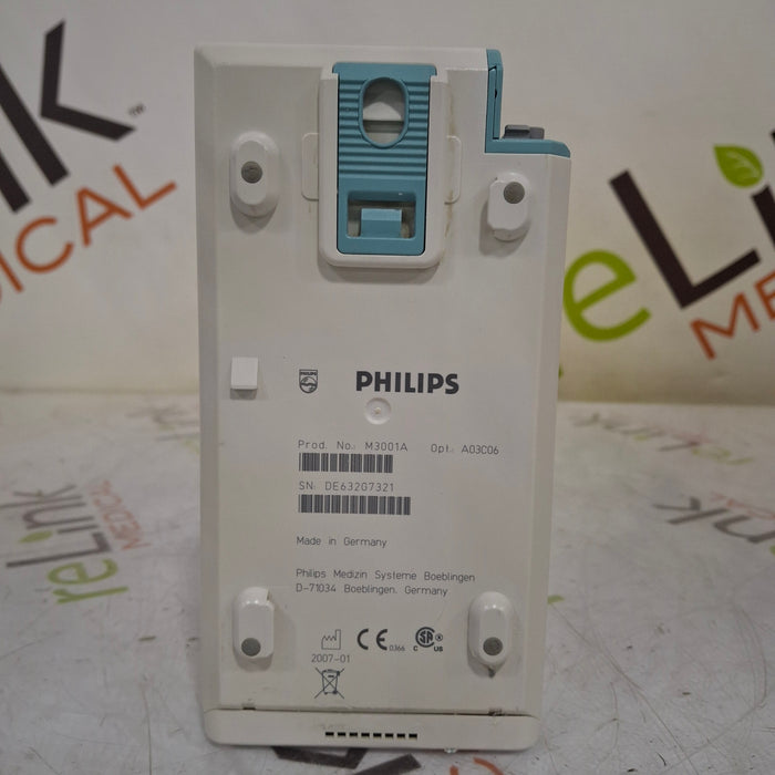 Philips M3001A-A03C06 Masimo SpO2, NIBP, ECG, Temp, IBP MMS Module