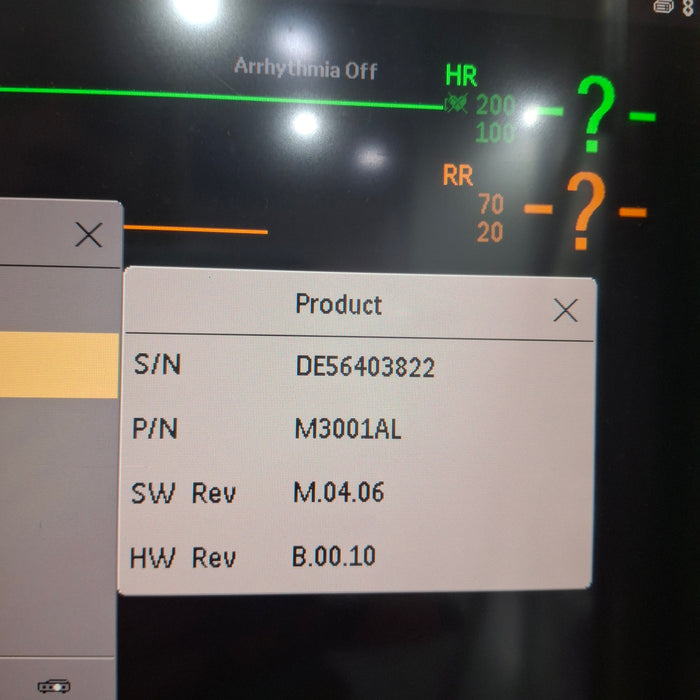 Philips Philips M3001AL-A05C06 Masimo Rainbow SpO2, NIBP, ECG, Temp, IBP MMS Module Patient Monitors reLink Medical