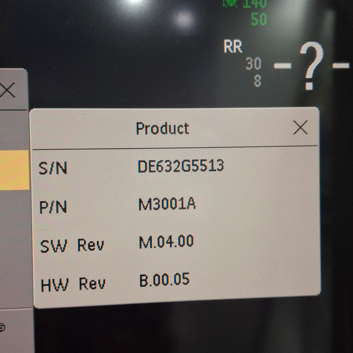Philips M3001A-A03C06 Masimo SpO2, NIBP, ECG, Temp, IBP MMS Module