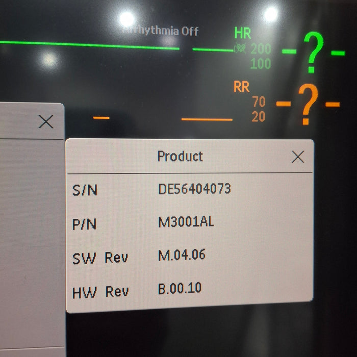 Philips M3001AL-A05C06 Masimo Rainbow SpO2, NIBP, ECG, Temp, IBP MMS Module