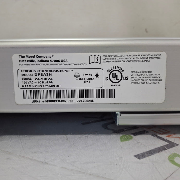 The Morel Company Hercules Patient Repositioner