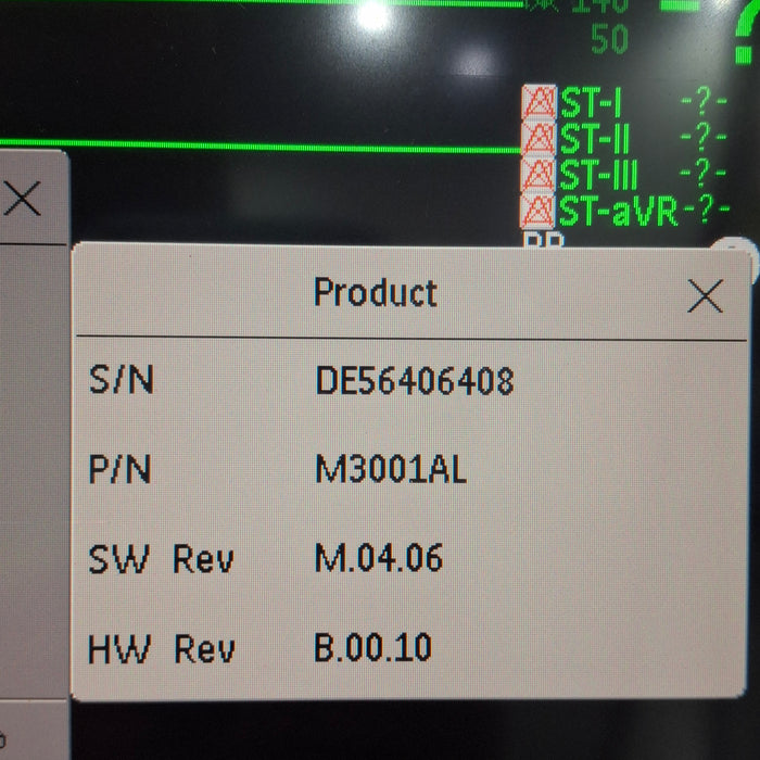 Philips M3001AL-A05C06 Masimo Rainbow SpO2, NIBP, ECG, Temp, IBP MMS Module