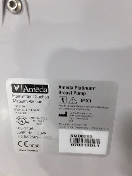 Ameda Ameda Platinum Breast Pump Temperature Control Units reLink Medical