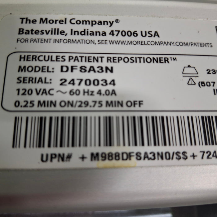 The Morel Company Hercules Patient Repositioner