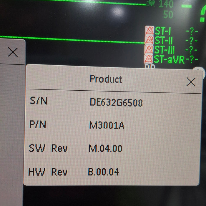 Philips M3001A-A03C06 Masimo SpO2, NIBP, ECG, Temp, IBP MMS Module