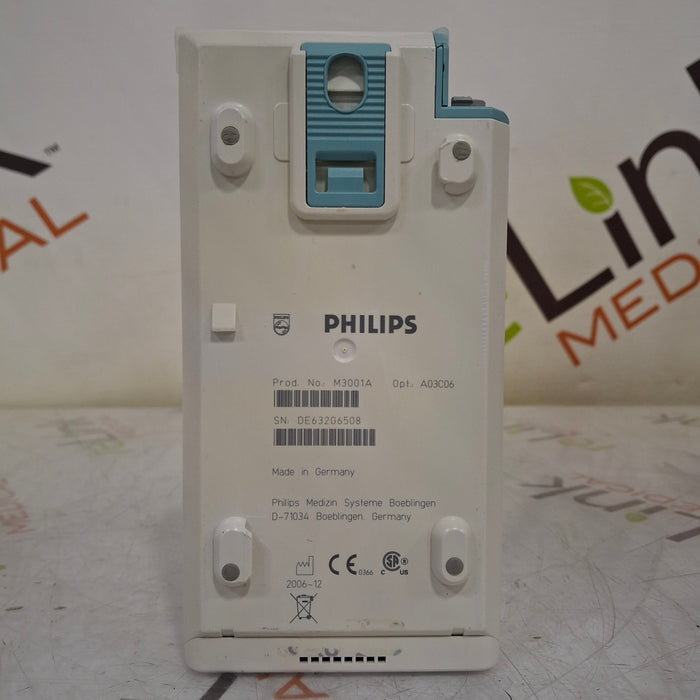 Philips M3001A-A03C06 Masimo SpO2, NIBP, ECG, Temp, IBP MMS Module