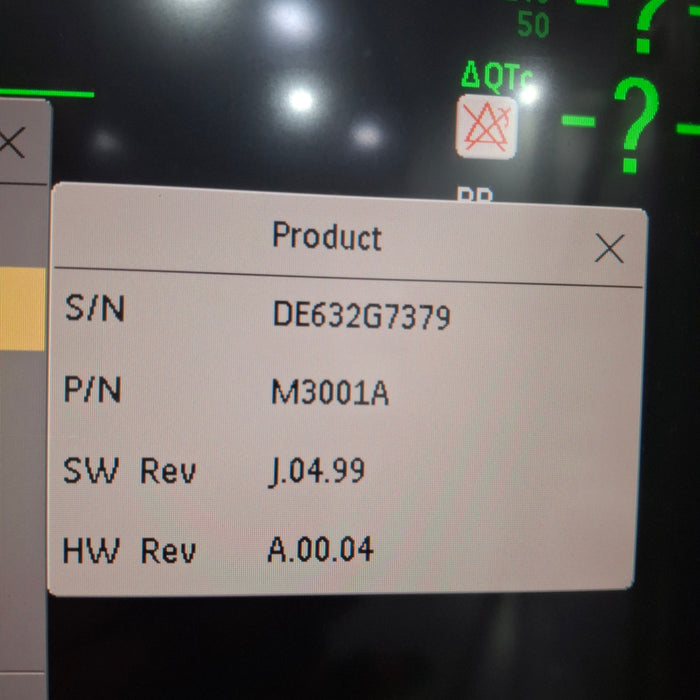 Philips M3001A-A03C06 Masimo SpO2, NIBP, ECG, Temp, IBP MMS Module
