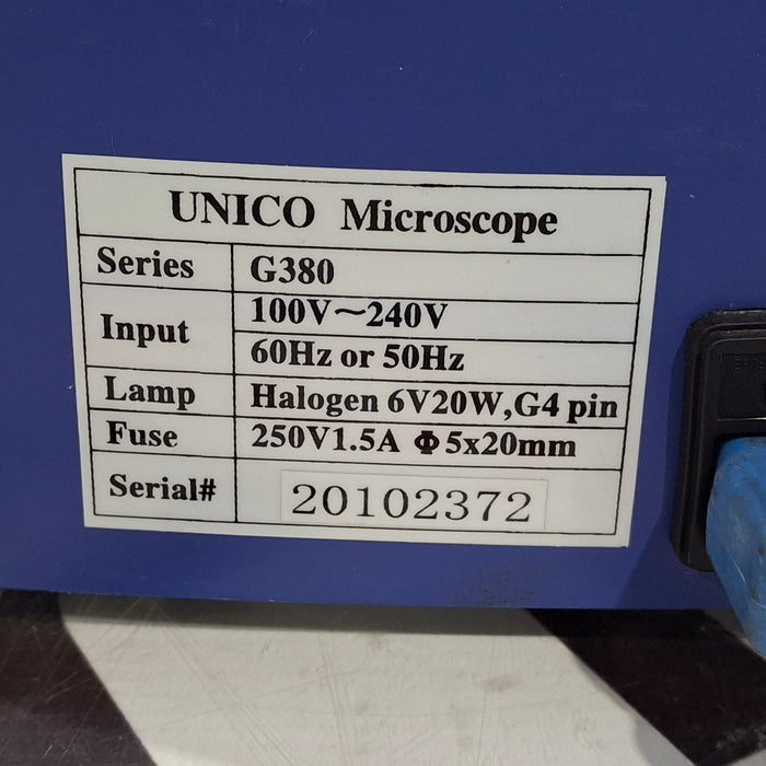 Unico Unico G380 Binocular Microscope Lab Microscopes reLink Medical