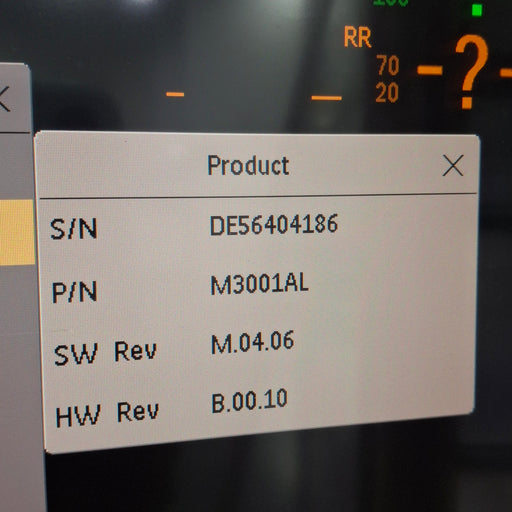Philips Philips M3001AL-A05C06 Masimo Rainbow SpO2, NIBP, ECG, Temp, IBP MMS Module Patient Monitors reLink Medical