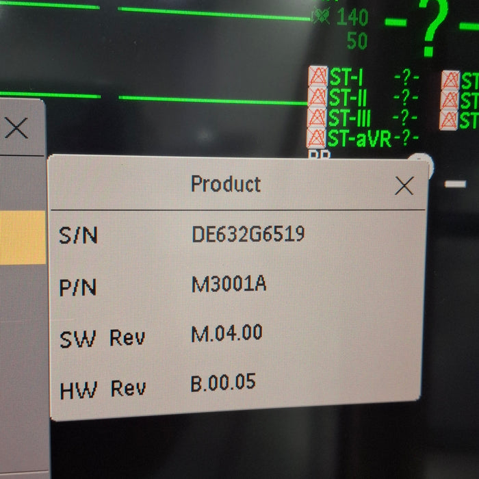 Philips M3001A-A03C06 Masimo SpO2, NIBP, ECG, Temp, IBP MMS Module