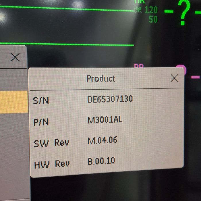Philips Philips M3001AL-A05C06 Masimo Rainbow SpO2, NIBP, ECG, Temp, IBP MMS Module Patient Monitors reLink Medical