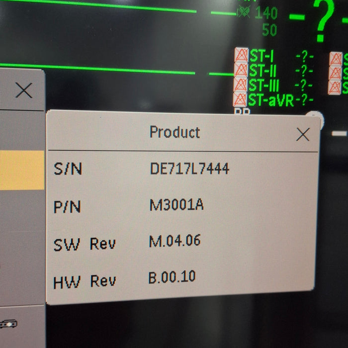 Philips M3001A-A03C06 Masimo SpO2, NIBP, ECG, Temp, IBP MMS Module